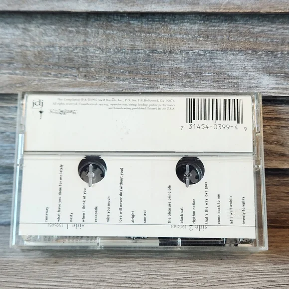Janet Jackson Design Of A Decade 1986 / 1996 Cassette Tape Pop Music Rock - Picture 2 of 4